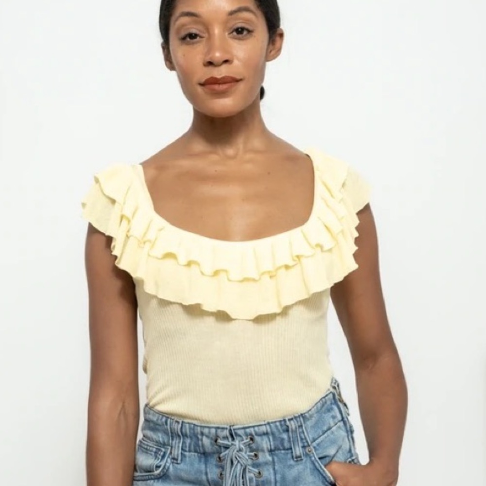 Ulla Johnson ruffle bodysuit